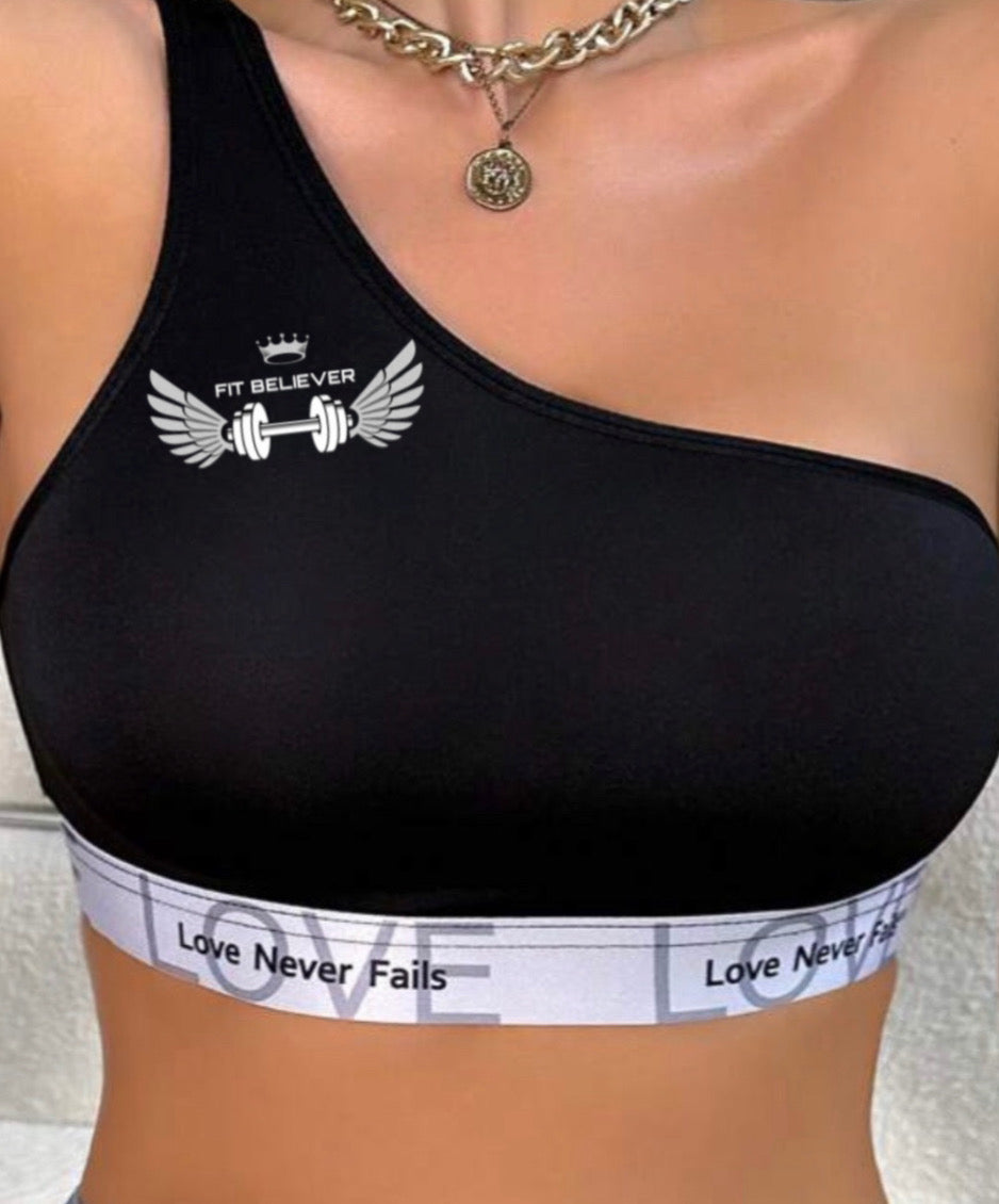 Love Never Fails Push-up Sports Bra
