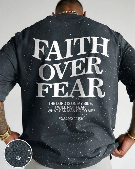 Faith Over Fear Oversized Tee